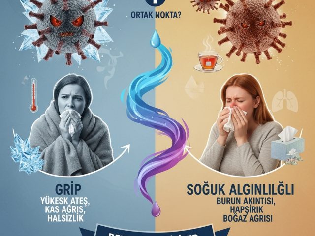 Grip ve Soğuk Algınlığı Arasında Hangisi Daha Zararlıdır?